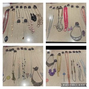 Lot 40 Paparazzi Necklaces with matching earrings brand new